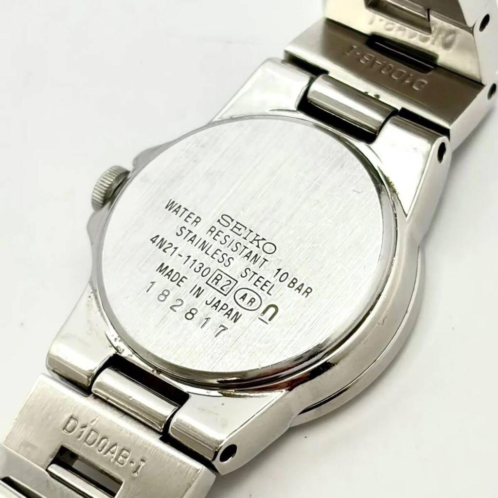 [New Battery] SEIKO Lk Rukia Ladies Watch Silver 4N21-1130 182817
