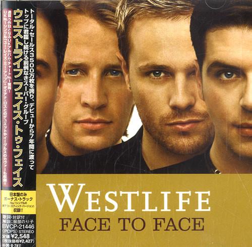 

CD WESTLIFE - Face to Face BVCP21446 RCA 2006 Japan Pop Used