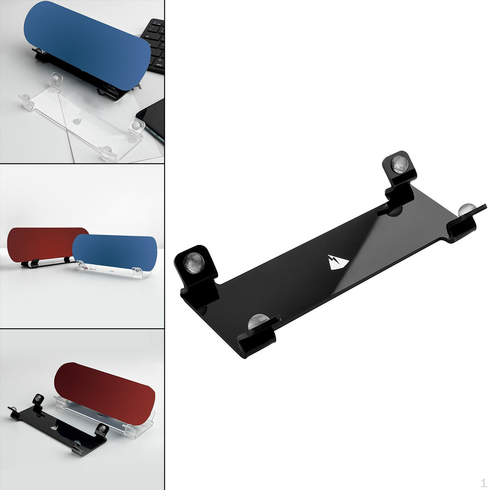 Compact Speaker Mount Stand for Tabletop Sound Systems Black