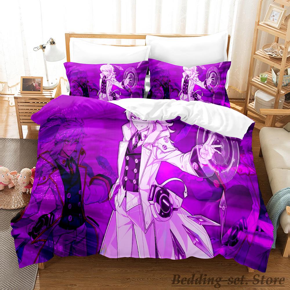 Coolt Spel Elsword Sängkläder Set Enkel Tvåbädds Full Queen King Size Sängset Vuxen Barn Sovrum Påslakan Set Anime Parure De Lit Säng