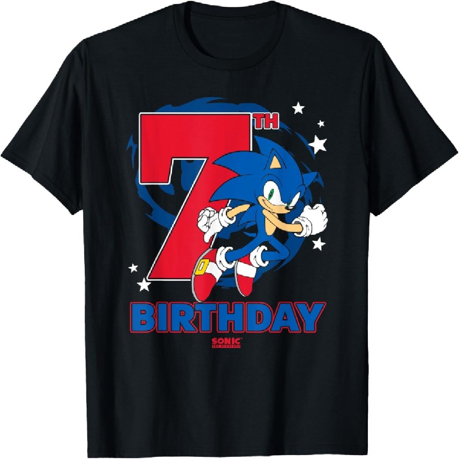 Футболка с большим логотипом Sonic The Hedgehog Epic Sonic 7-й День Рождения S