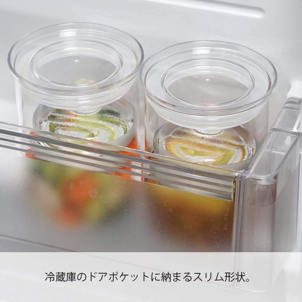 HARIO Pickle Glass Slim Full Water Capacity 800ml Transparent TGS-800-T