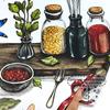 Creative Kitchen Wall Stickers, Spice Bottle Chili Pepper Decor, Self-Adhesive Wall Art for Living Room Bedroom Home Decoration