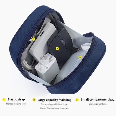 Storage Bag Earphone Data Cable Charger Travel Bag Portable Small Electronics Sd Power Bank Mouse Storage Bag Cable Organizer