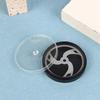 Single Watch Head Storage Case Round Organiser Box Container Featuring Transparent Top Lid for Display and Travel Use