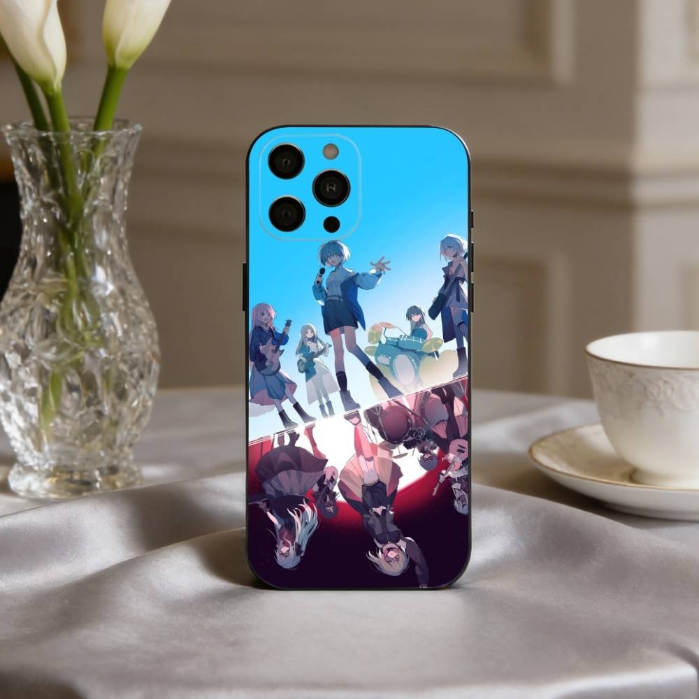 Anime BanG Dream A-Ave Mujica  Phone Case For iPhone 17pro,16,15,14,13,12,11 Plus,Pro Max,XS,Soft Silicone Black Cover