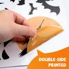 Halloween Window Stickers, 10 Sheets 150+PCS Halloween Skeleton Bats Ghosts Window Clings Party Decoration, Decals for Glass Windom Indoor and