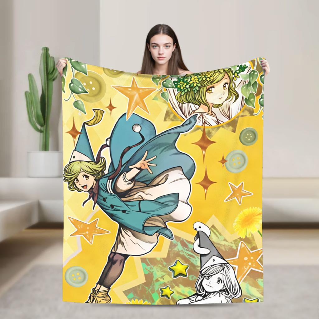Witch Hat Atelier Blanket Decorative Flannel Bedding Throws For Couch Chair Warm Custom DIY Quality Bedspread Gift Idea