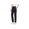 Anta Comfortable Simple Mid-Rise Versatile Solid Color Straight Leg Casual Pants Women Bottoms Basic-Black 162520504-3