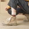 5/10 Pairs Comfortable Casual and Versatile Women's Mid Calf Autumn Winter Thickened Wool Socks with Deer Pattern