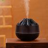 Charcoal Flame Humidifier, Aromatherapy Essential Oil Diffuser, 300Ml Mist Ultrasonic Humidifier For Bedroom,Office Night Light