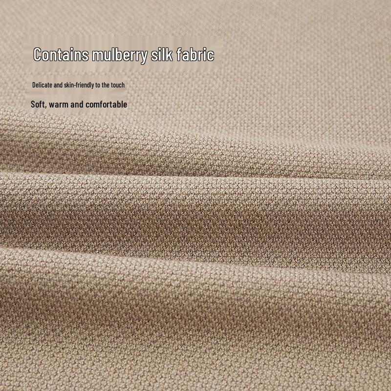 HLA Men's Solid Color Business Casual Knit Sweater