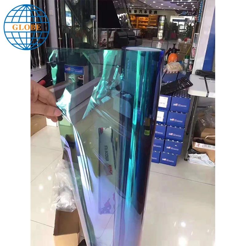 1m Width 60% Chameleon Blue High Definition Window Tint Film High Insulation UV Rejection Chameleon Tint Film For Car Windshied