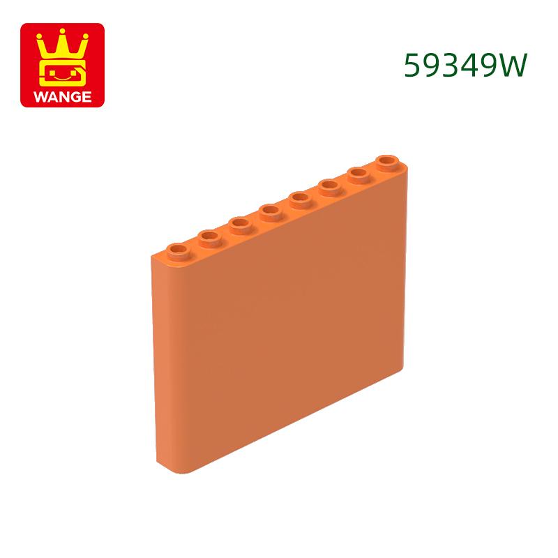 17Pcs/lot 59349 1x6x5 Houses Wall Construction Blocks MOC Accessories Works With Featuring Bricks Children Playthings Present Bo