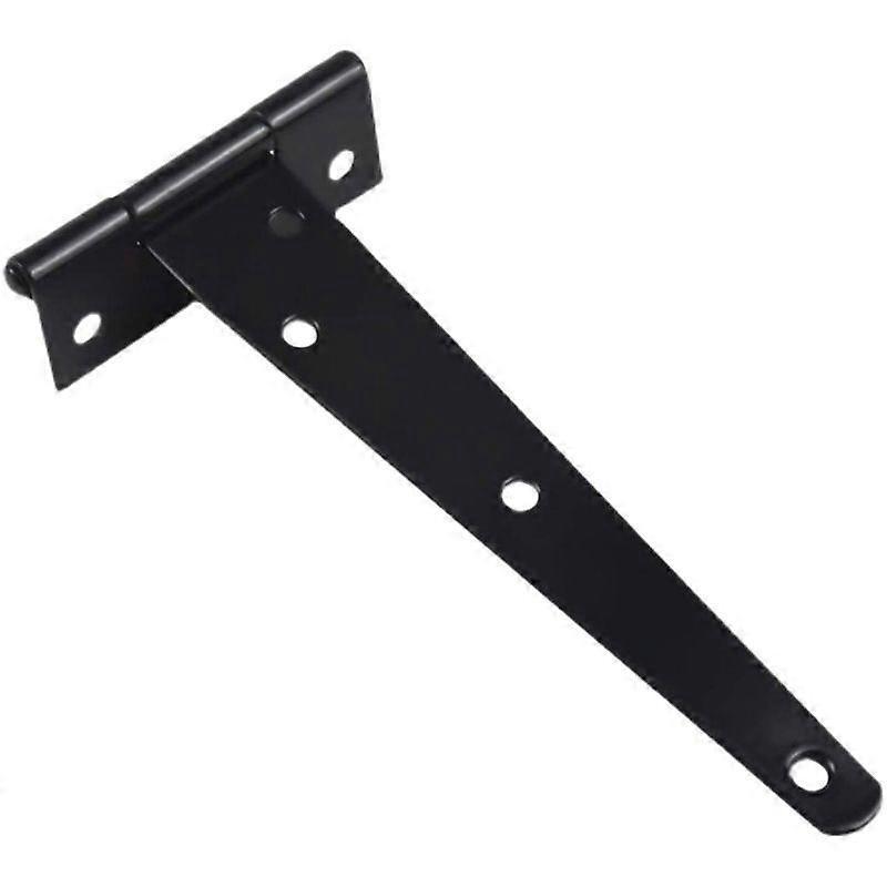 T-Hinge, Black Rustproof tee Hinge, Heavy Duty t Hinges for Gate Doors, Shed Doors and Barn Doors