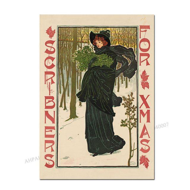 French Retro Luxury Romantic Art Poster Figure Landscape Canvas Painting Print Picture Living Room Wall Decorative Home Decor