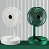 Stand Desk Fan, 6 Inch Folding Portable Telescopic Floor/USB with Rechargeable Battery,3 Speeds Super Quiet Adjustable Height