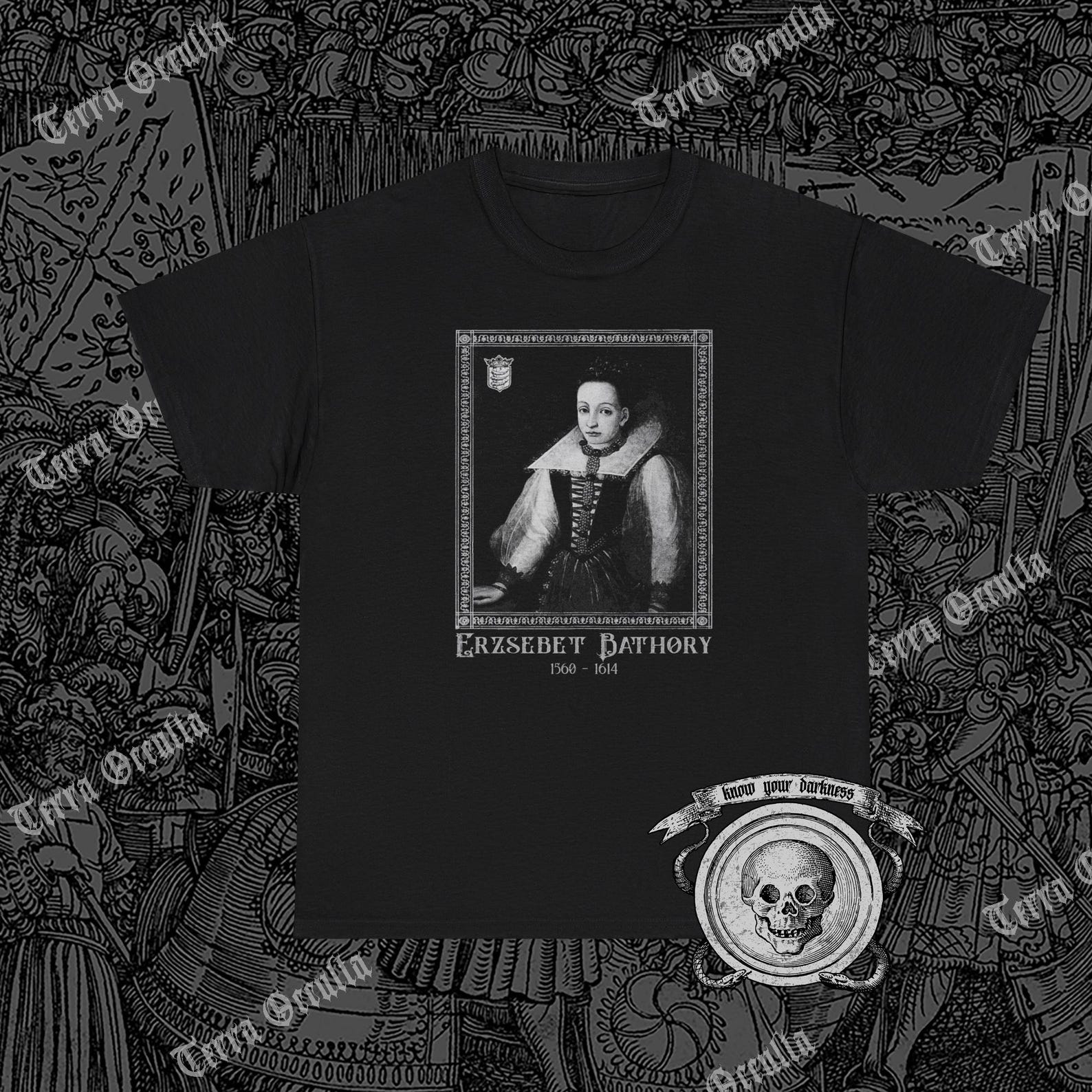 Elizabeth Bathory Shirt, Blood Countess, Erzsébet Báthory, Countess Bathory 3XL