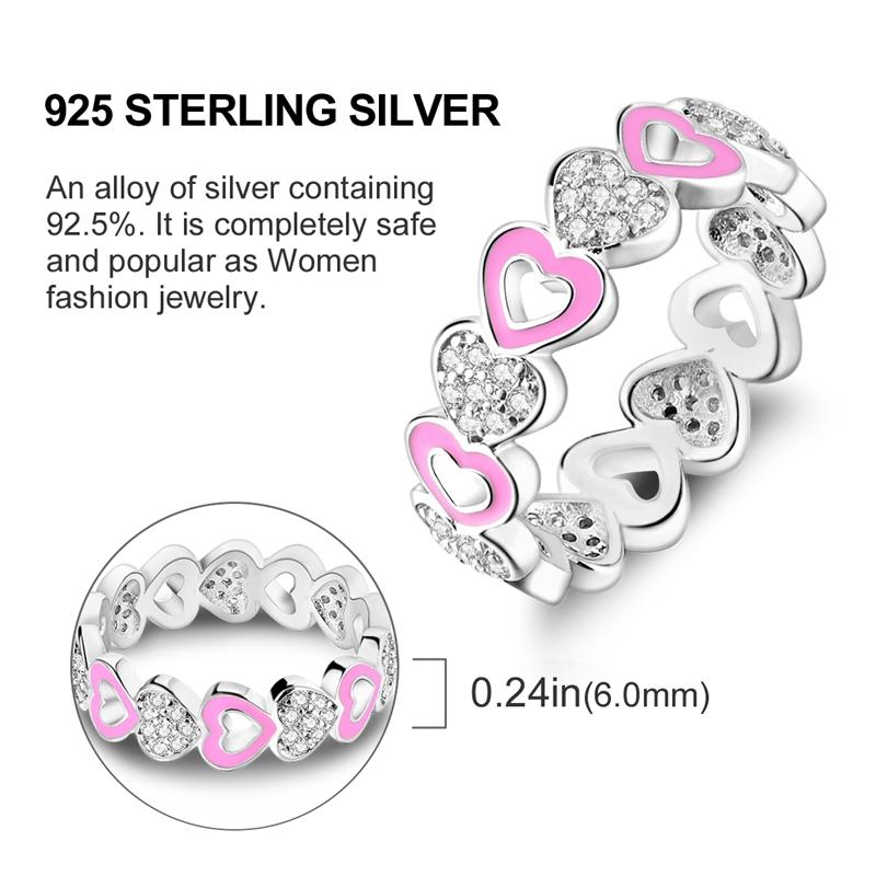 KupferUnendliche Liebe Ring Original Luxus Design Zirkon Fingerringe Für Frauen Hohe Qualität Hochzeits Schmuck Geschenk