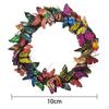 Umělý květinový věnec Jarní letní dekorace Nástěnná ozdoba Girlanda pro