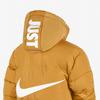 Nike Daunenjacke mit Buchstabenlogo-Print und Kapuze Kinder-Oberbekleidung Gelb DR5582-280