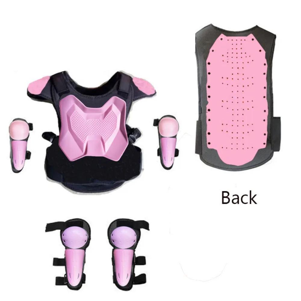 With Gift Children Safety Vest Armor Motorcycle Equipment Cycling Baby Head Protector 52-54cm Helmet Scooter Full Body Armor LL