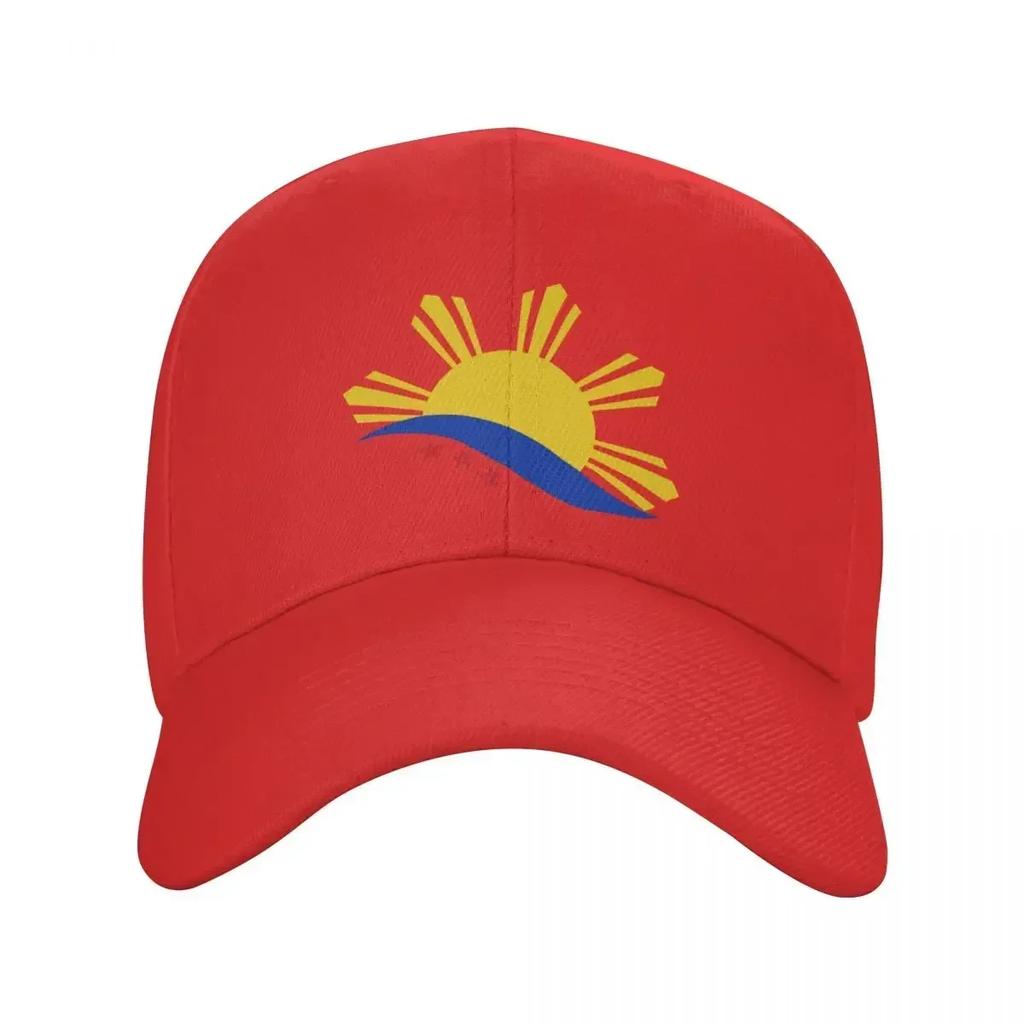 Fashion 3 Stars And A Sun Philippines Flag Baseball Cap for Unisex WoUnisex Breathable Dad Hat Sun Protection Snapback Caps