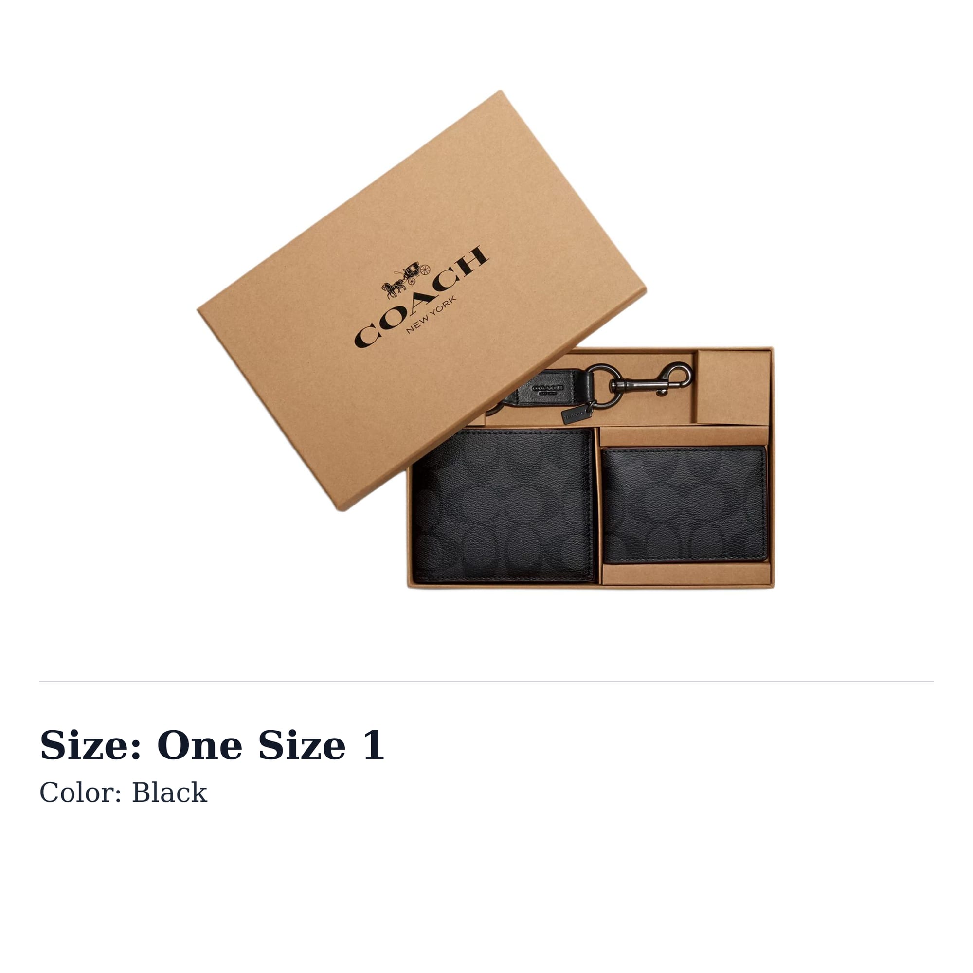 COACH 3 IN 1 Wallet Coated