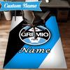 Custom Name Gremio Soccer Crest Design Rug Game Carpet, Floor Mat for Bedroom Living Room Entryway Rug, Home Decor Idea Gift for Christmas birthday