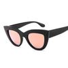 New Vintage Cat Eye Sunglasses Woman Retro  Cateye Shades Sun Glasses Gradient Mirror Plastic Frame Designer Oculos De Sol