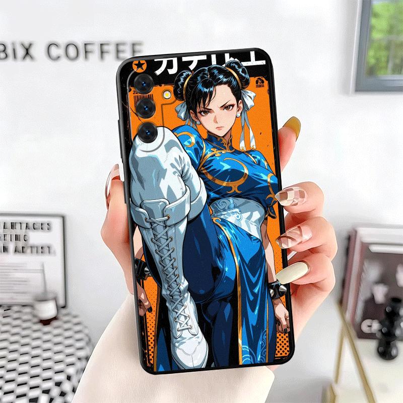 ChunLi S-Street F-FighterS Soft Phone Case for Samsung A17 A37 A57 A16 A26 A36 A56 A15 A25 A35 A55 A14 A24 A34 A54 A13 A23 A33 A