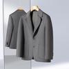 Spring and Autumn Men's Suit Single West Single Row Two Button Fashion Casual Double Sided Nylon Wool Suit Men's Jacket