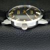 VINTAGE MONTINE rankinio užvedimo ŠVEICARIŠKAS VYRIŠKAS ATNAUJINTAS JUODAS Ciferblatas LAIKRODIS a441063-1