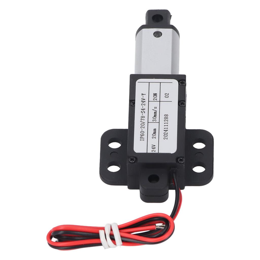 Mini elektrický lineární aktuátor 24V 20mm zdvih 20N 30mms Vodotěsný lineární aktuátor pro stroje