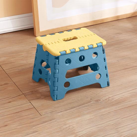 Folding Step Stool Ultralight Good Load-bearing Not Easily Deformed High Stability with Hidden Handle Heavy-Duty Step Stool Folding