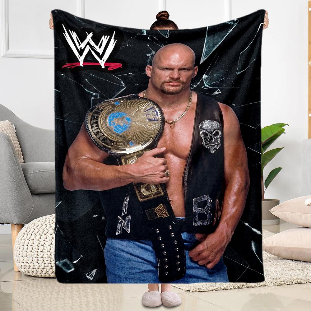 Stone Cold Steve Austin Blankets are suitable for living rooms,making them an ideal choice for outdoor travel and gifts.
