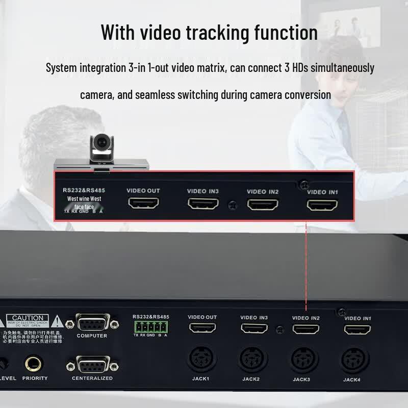 Huidu Professional Digital Wired Video Tracking Conference Microphone System (CN version)