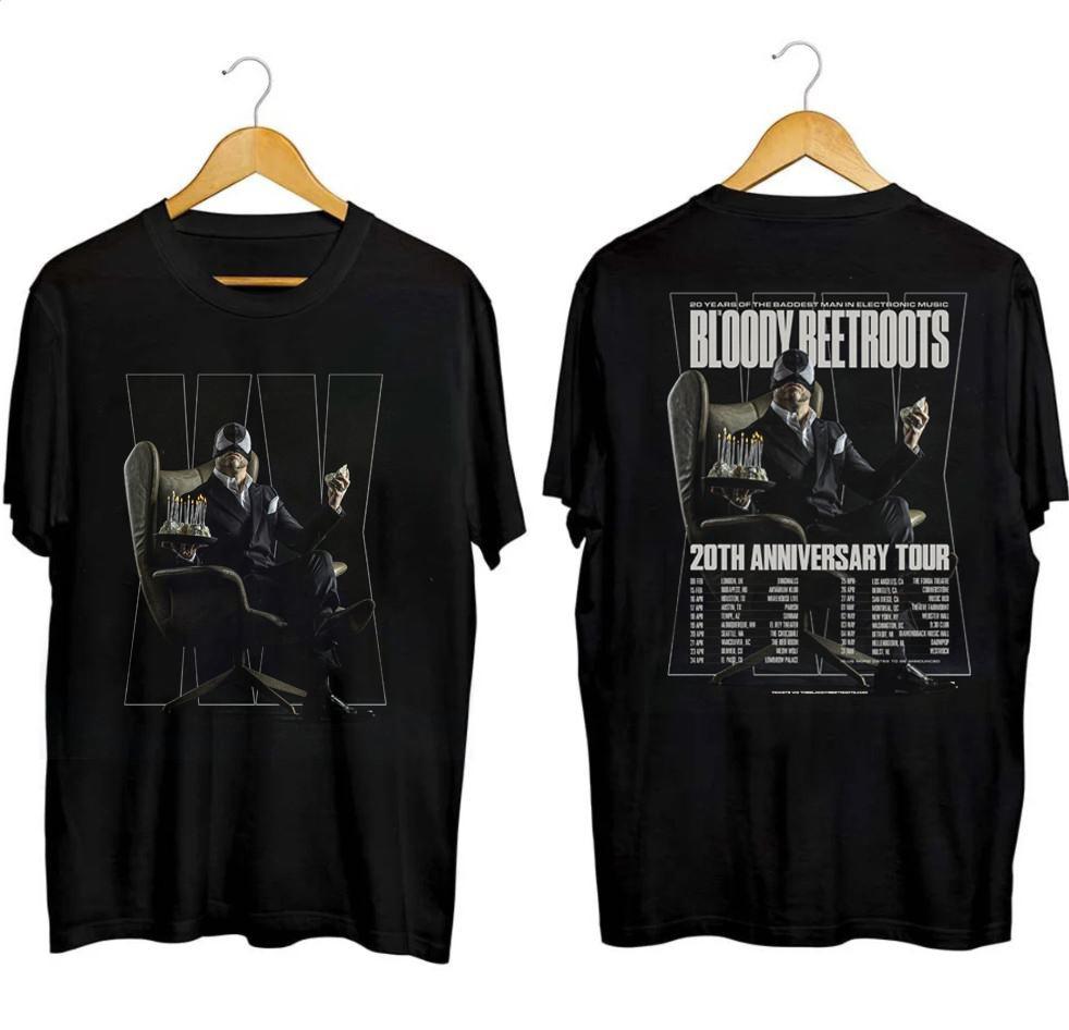 New Hot The Bloody Beetroots 20th Aniversary Tour 2025 Shirt Twoside XXXL