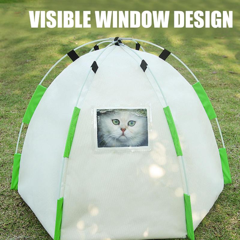 Pet Cat Cooling Tent Cave Outdoor Travel Cat Sleeping House Comfortable Puppy Bed Cat Nesk Kennel Pet Supplies