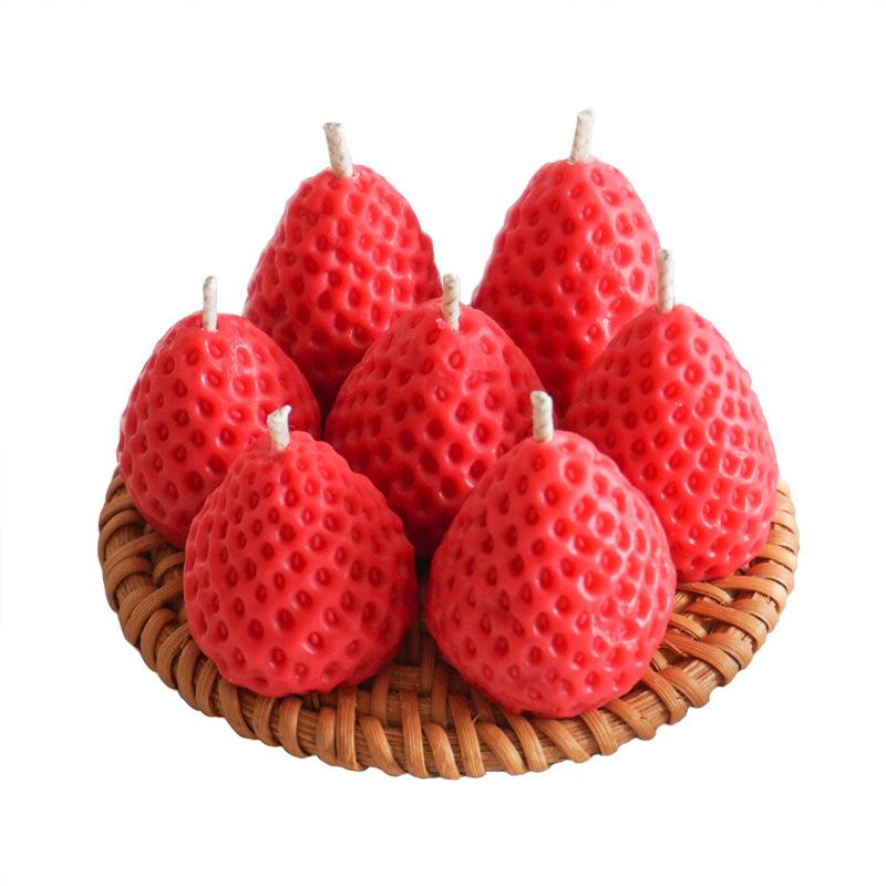 Fruit Strawberry Silicone Mold Fondant Chocolate Jelly Making Cake Tools Decorating DIY Plaster Clay Resin Art