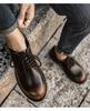 Men's Spring 2021 Black Low-Top Martin Boots - Versatile, British Style Casual Genuine Leather Shoes