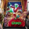 Christmas Gift Comedy Movie How the Grinch Stole Christmas blanket home warming, four season bed decoration sofa cover flannel throwing blanket K15