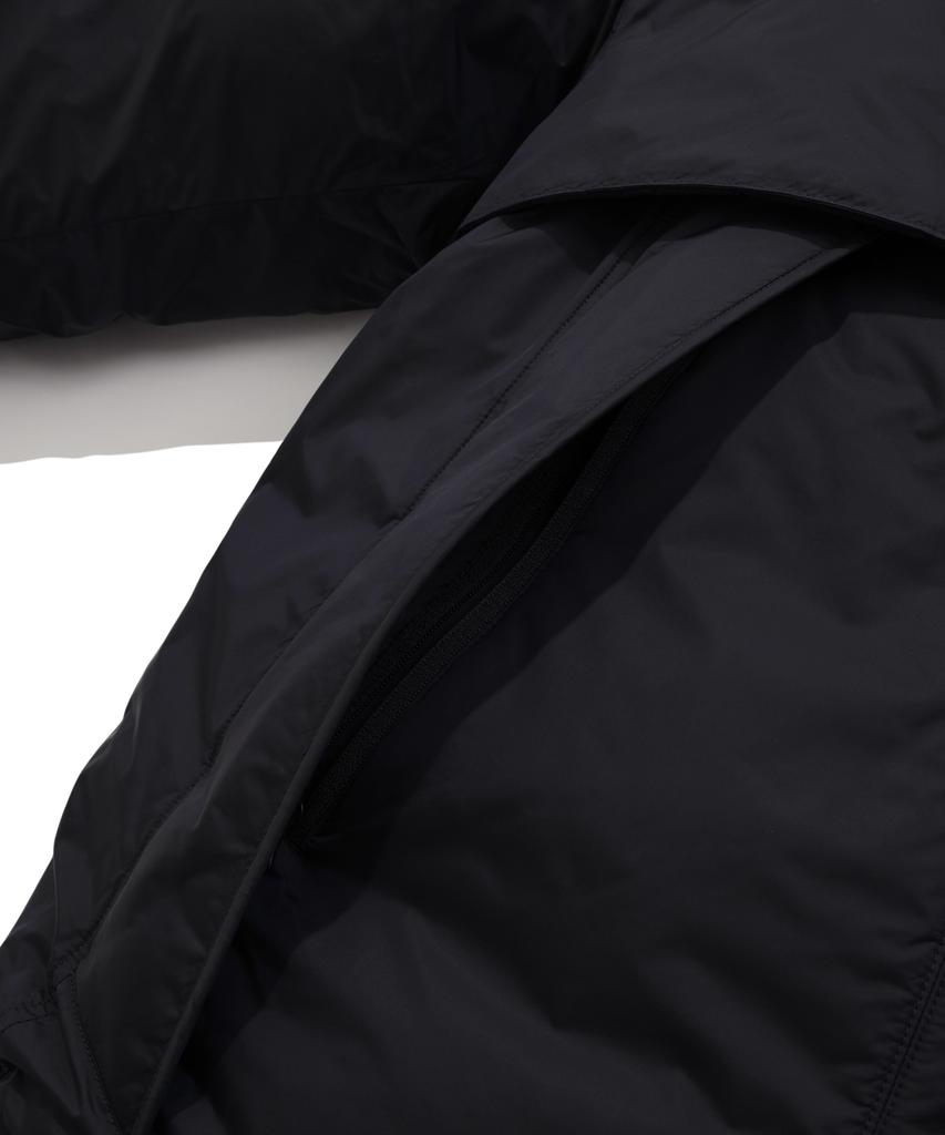COVERNAT Two-Tone Hoodie Parka Navy
