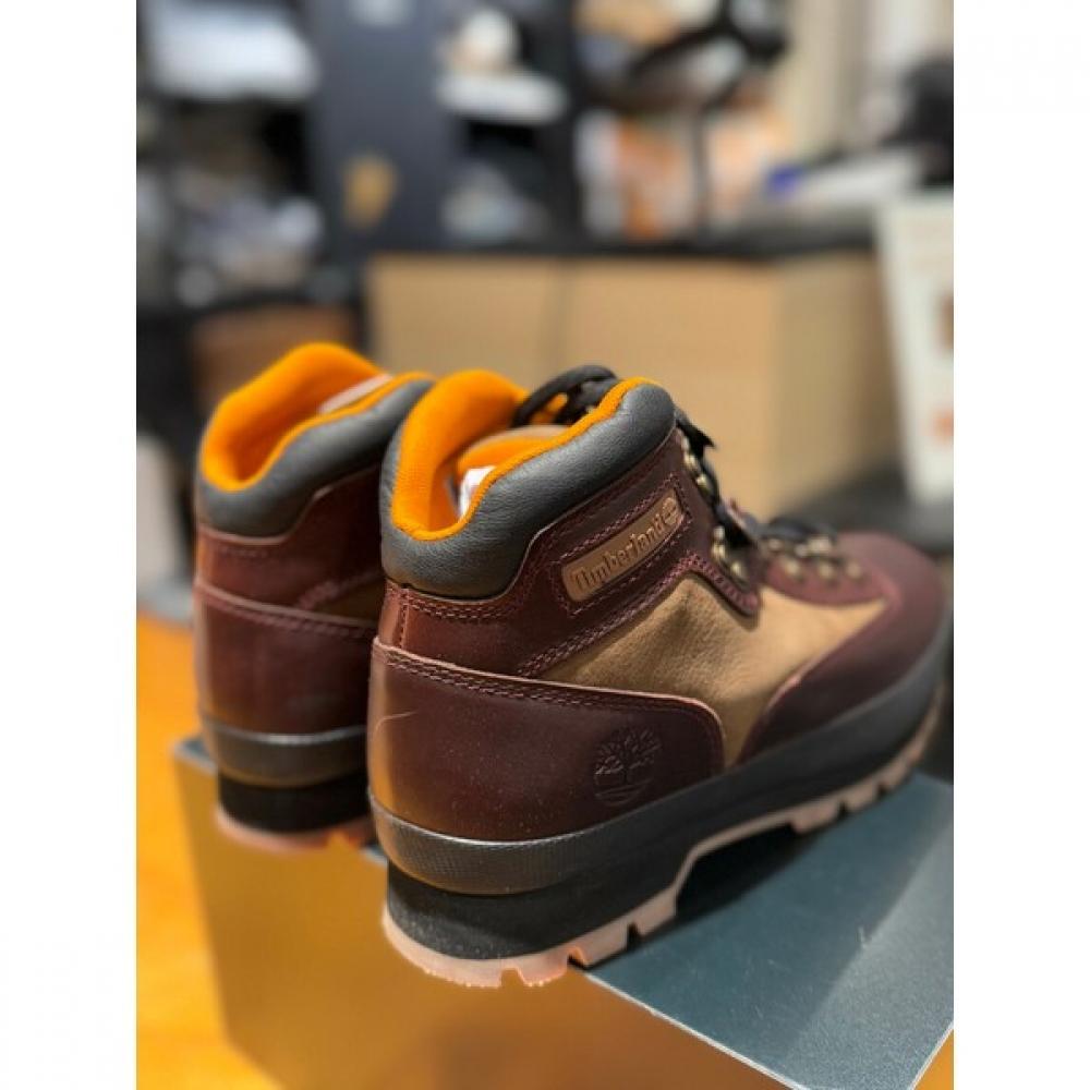 Timberland Mario Men S Eurohiker Waterproof Work bootS Dark Brown