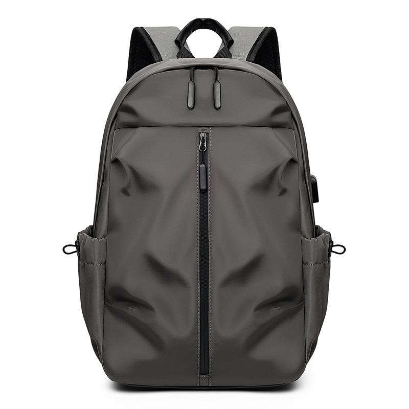Lightweight waterproof backpack men's business computer bag printing logo large capacity student schoolbag casual backpack