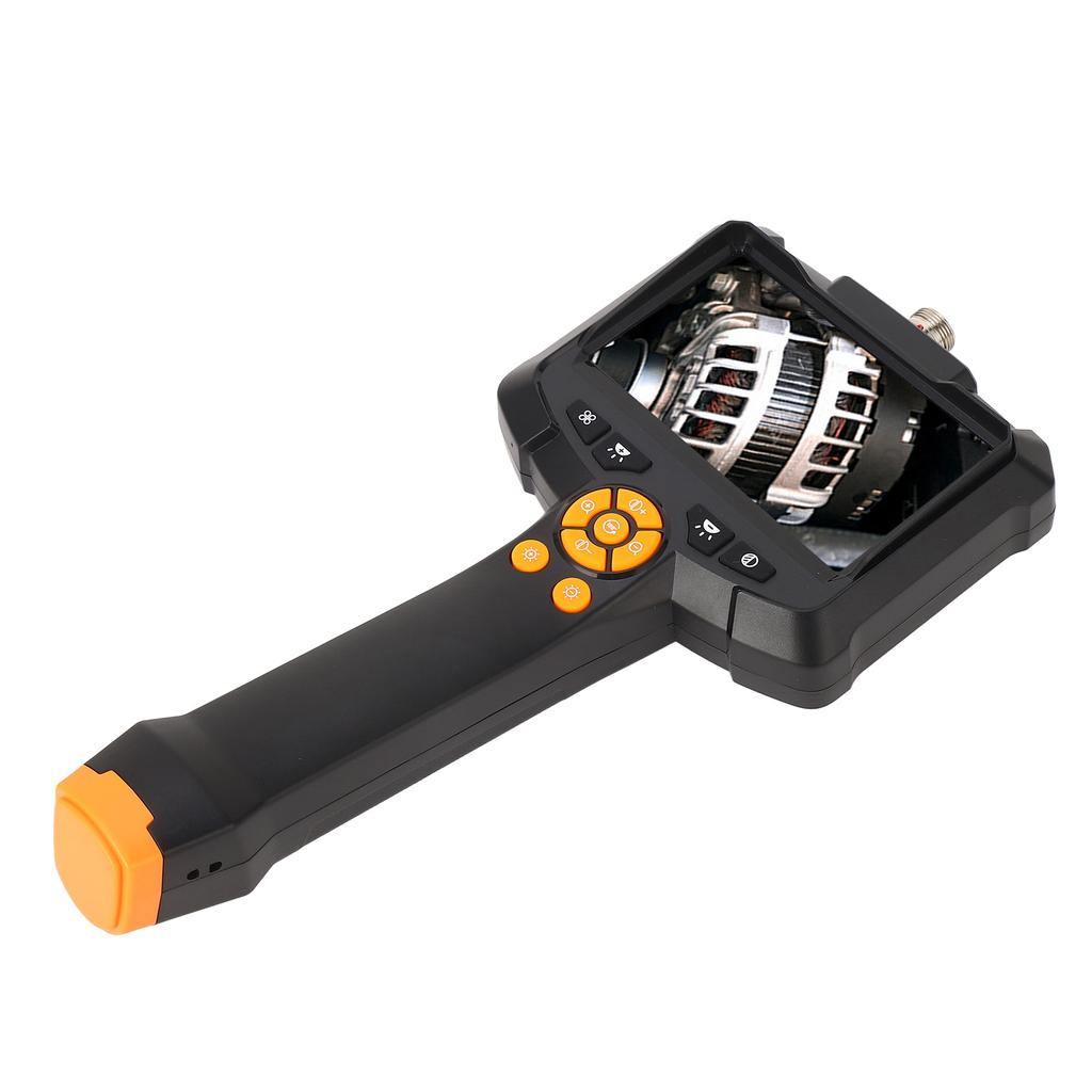 4.3in Endoscope Camera LCD Display Water Resistant 1080P HD Inspection Camera with 8 LED Lights for Tube Car Repair