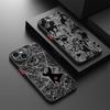 Matte Phone Cover Case for iPhone 14 12 11 X 15 Plus 13 Mini 16 Pro Max XR Cool Anime Characters