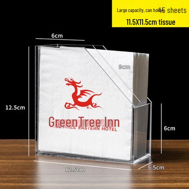 

JNL Acrylic Transparent Tissue Box