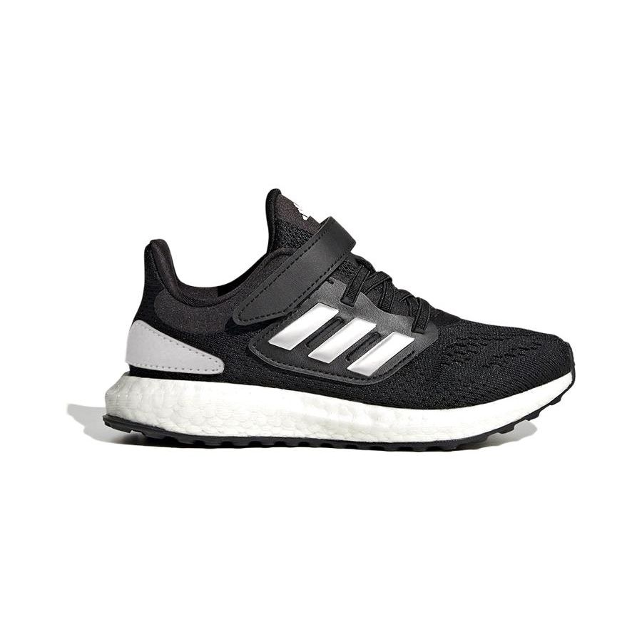 adidas PureBoost 22 C Black Silver Metallic White Kids Sneakers Core-Black Cloud-White IF5546