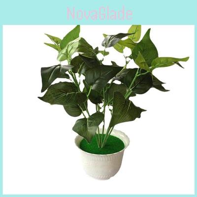 Pothos Evergreen Artificial Green Plant Pot With Realistic Foliage For Home Decor And Photography Props